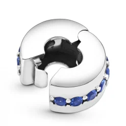 Pandora Charm Clip Éclat Bleu Colours | Femme Charms