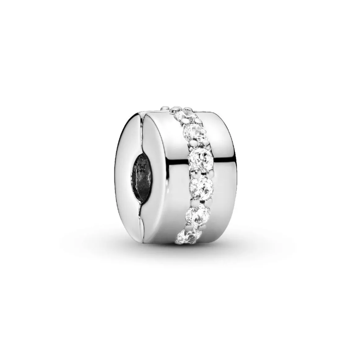 Pandora Charm Clip Moments Rangée Scintillante Incolore | Femme Charms