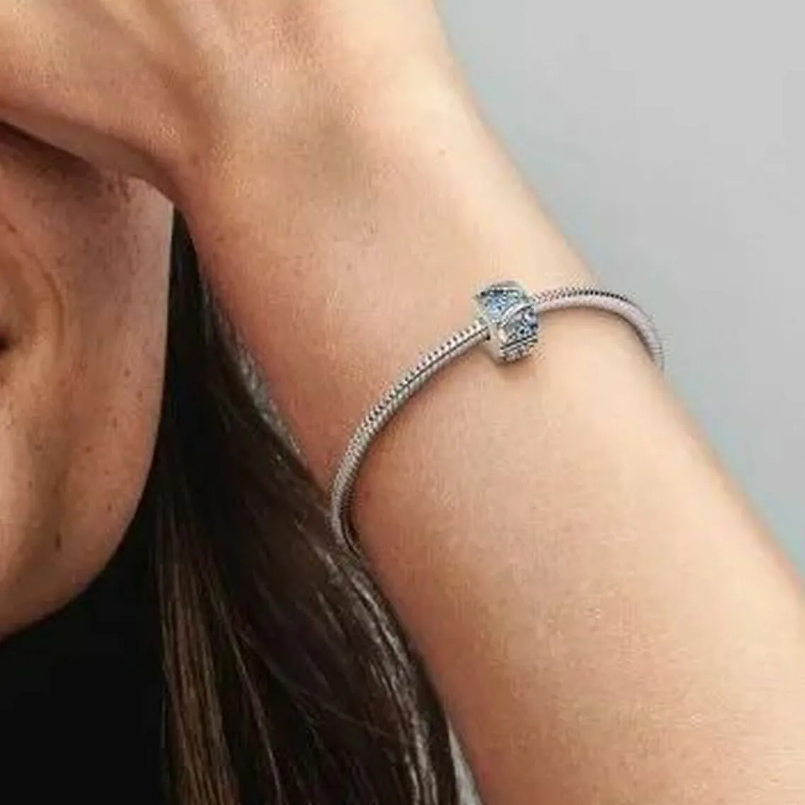 Pandora Charm Clip - Plume Recourbée et Pavé | Femme Charms
