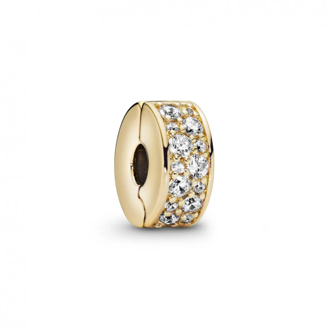 Pandora Charm Clip Pavé Transparent Moments | Femme Charms
