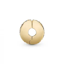 Pandora Charm Clip Pavé Transparent Moments | Femme Charms