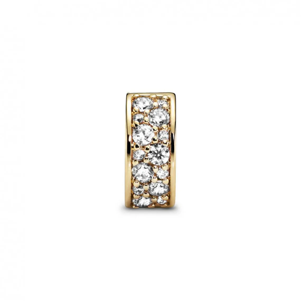 Pandora Charm Clip Pavé Transparent Moments | Femme Charms