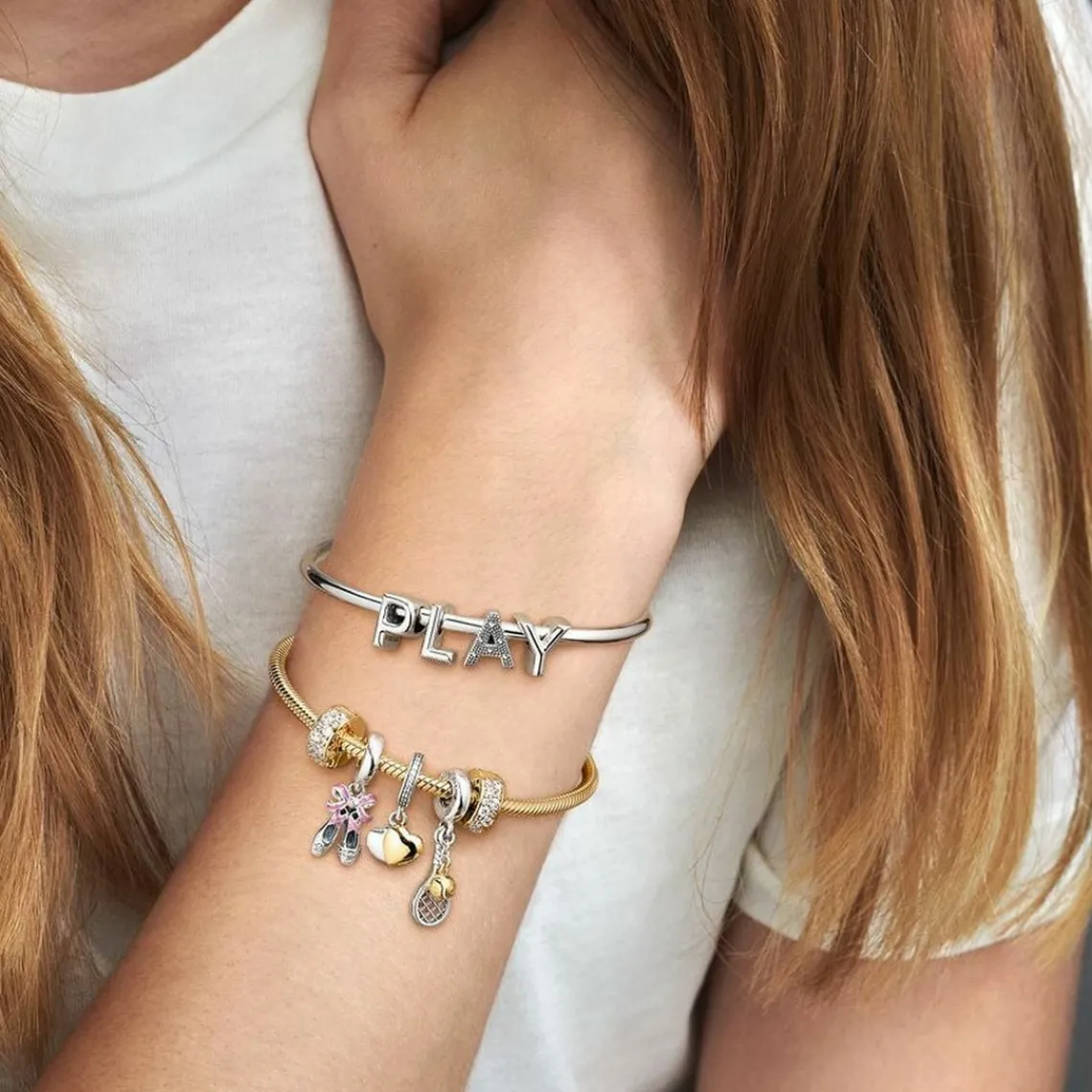 Pandora Charm Clip Pavé Transparent Moments | Femme Charms