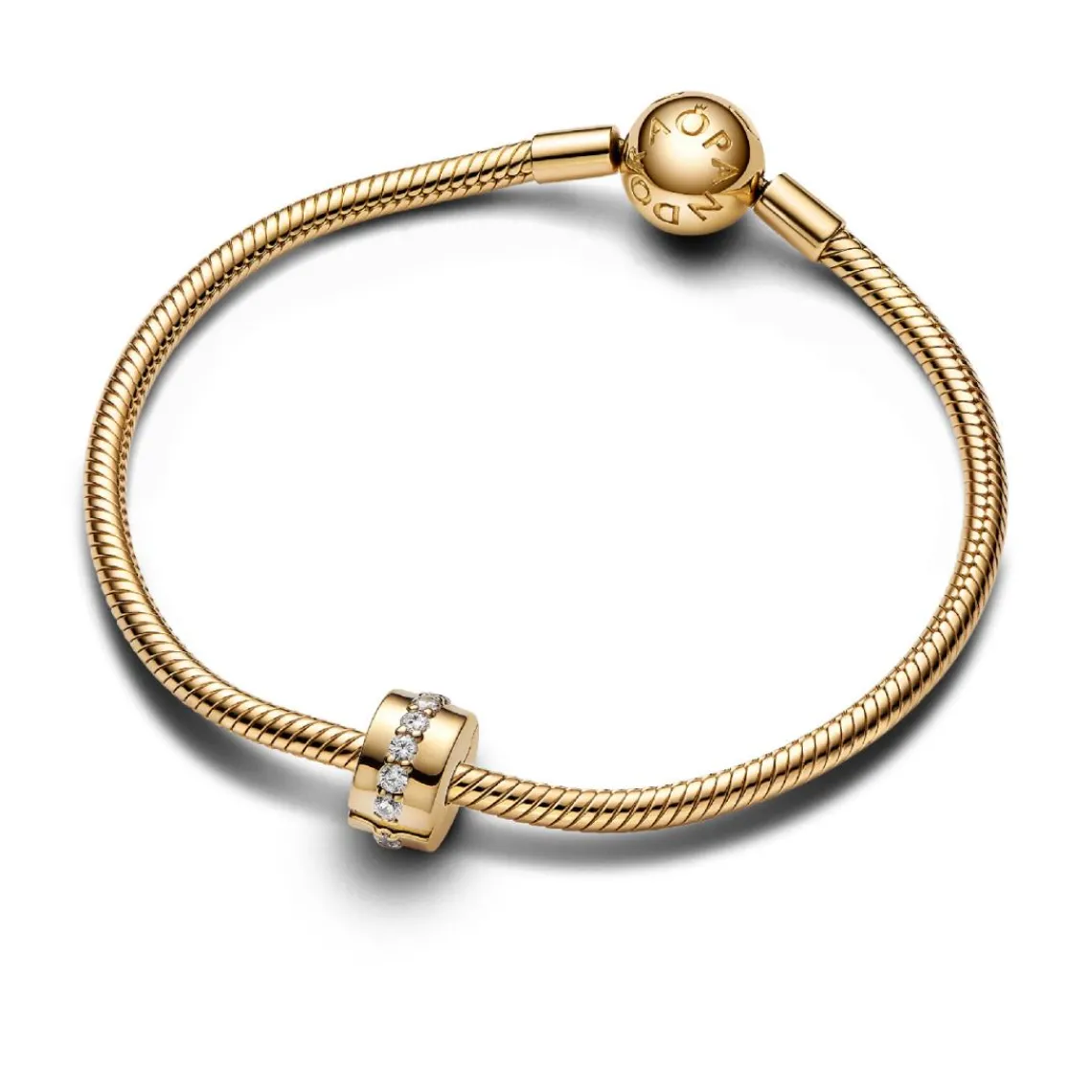Pandora Charm Clip Rangée Scintillante Incolore | Femme Charms