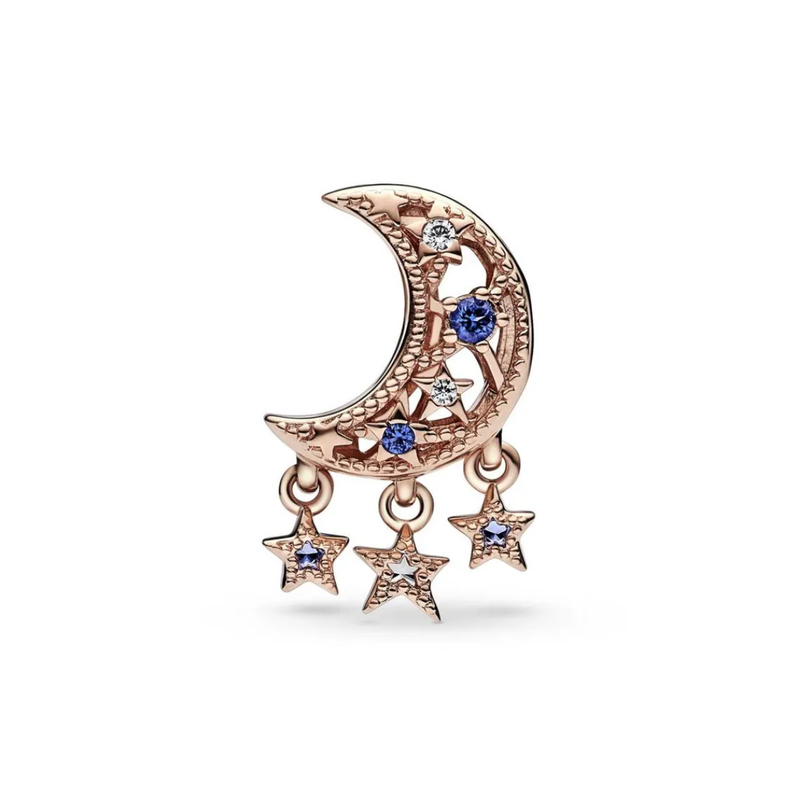 Pandora Charm Croissant de Lune et Étoiles – Moments | Femme Charms