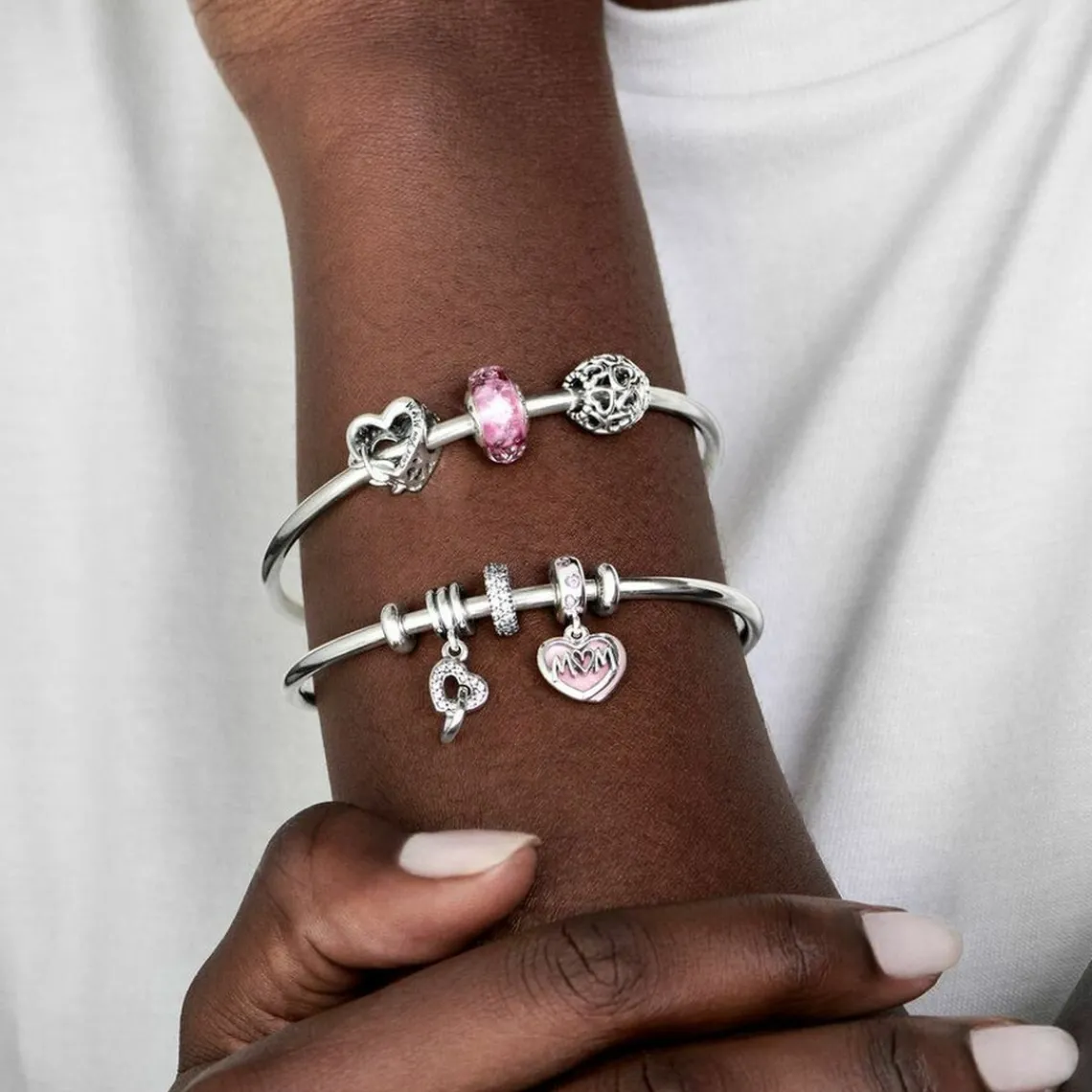 Pandora Charm Cœur Infinity Love You Mum Fête des mères | Femme Charms