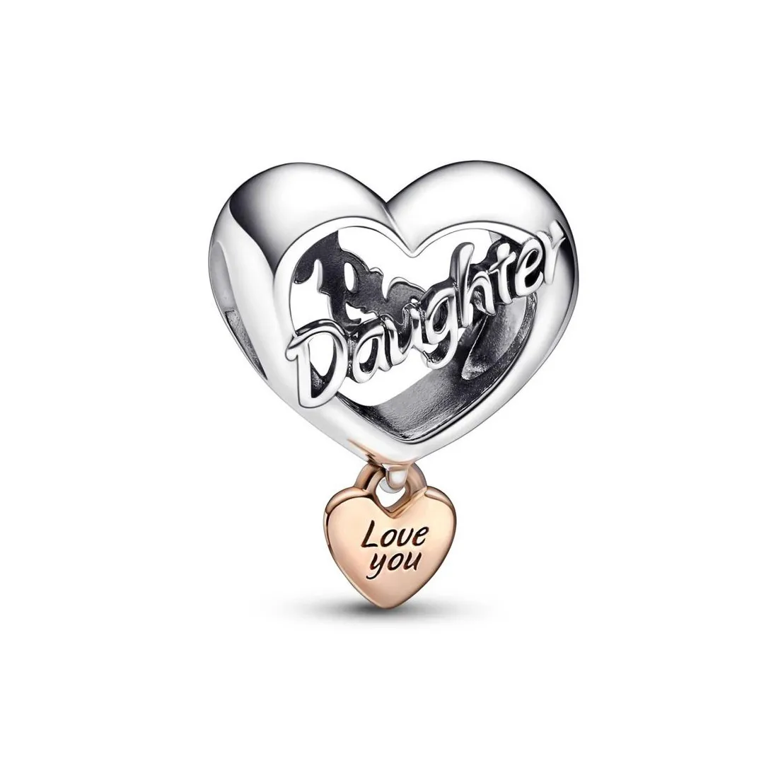 Pandora Charm Cœur Love You Daughter - Moments | Femme Charms
