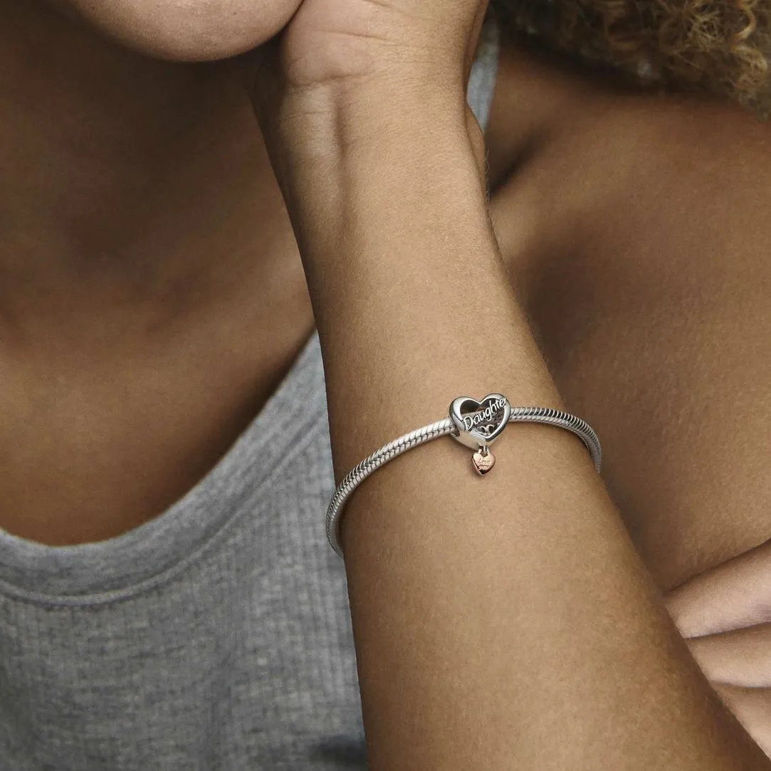 Pandora Charm Cœur Love You Daughter - Moments | Femme Charms