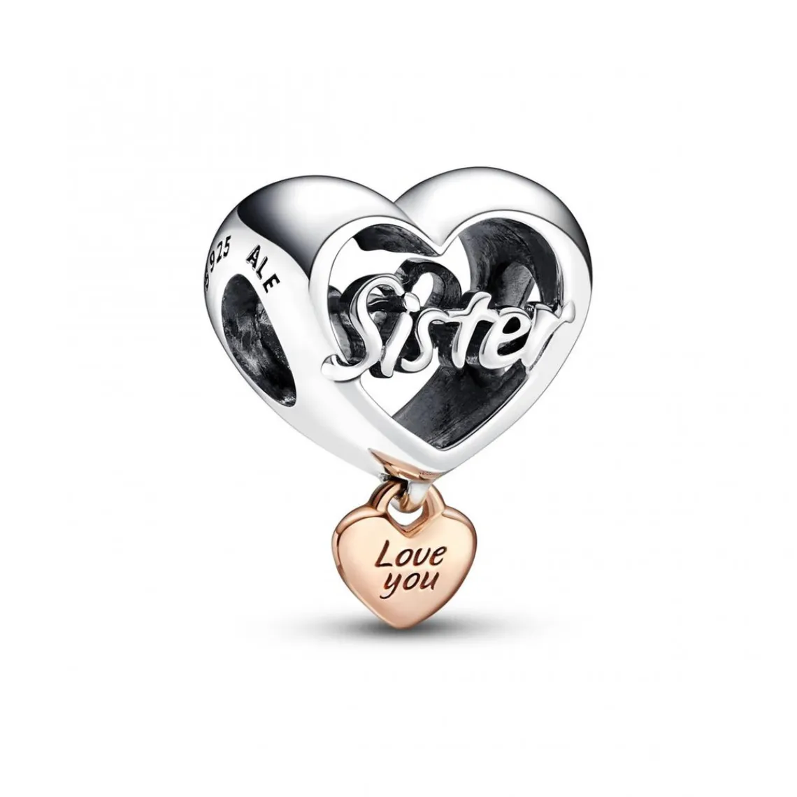 Pandora Charm Cœur Love You Sister | Femme Charms