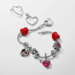 Pandora Charm Cœur Message Caché Versicolore | Femme Charms