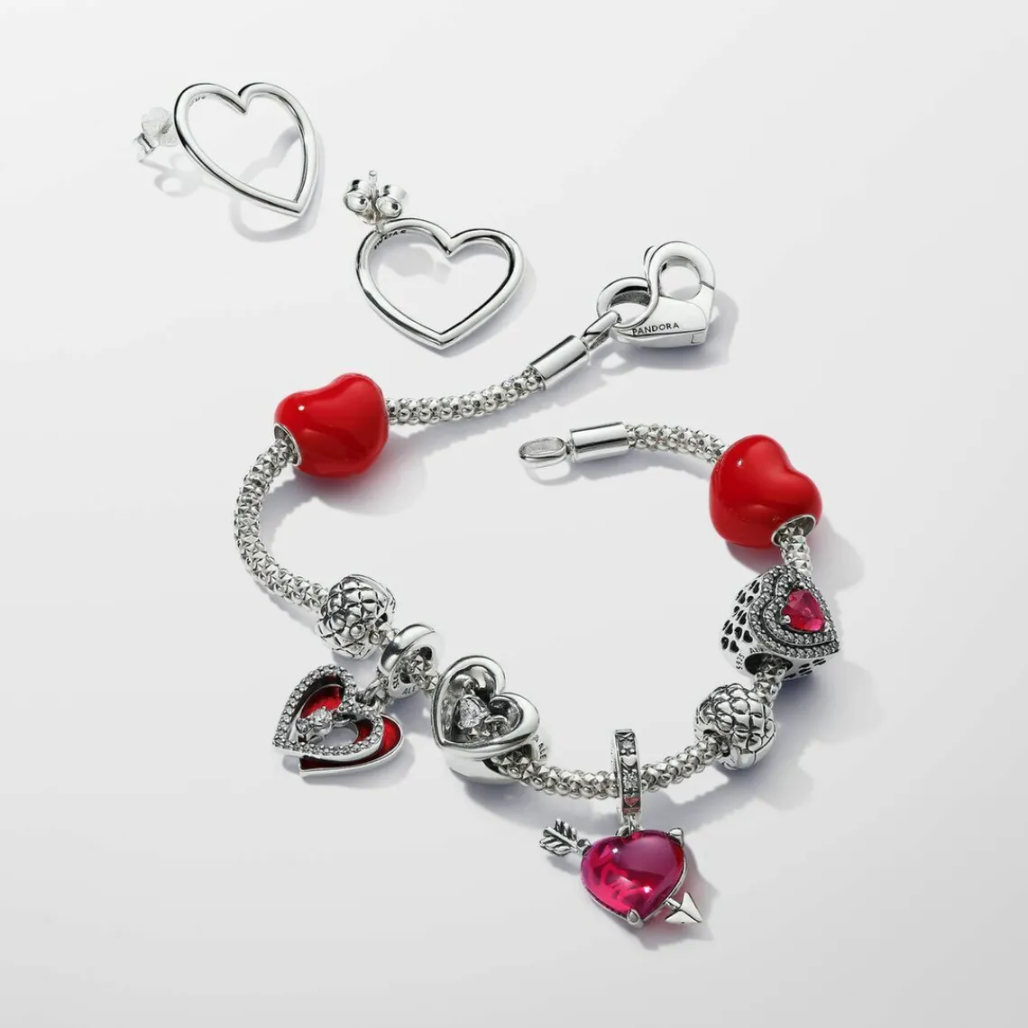 Pandora Charm Cœur Message Caché Versicolore | Femme Charms