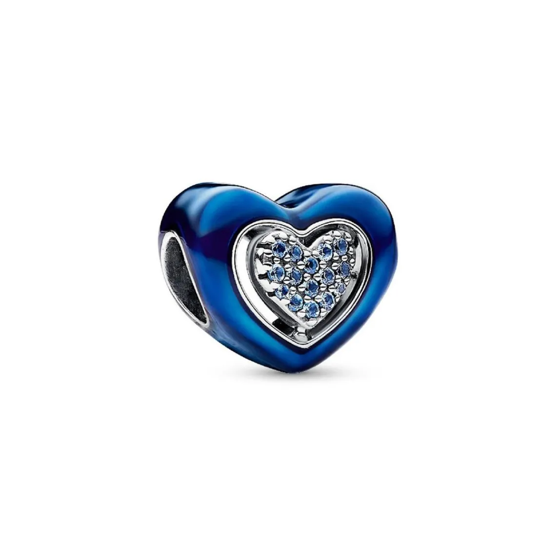 Pandora Charm Cœur Rotatif Bleu | Femme Charms