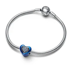 Pandora Charm Cœur Rotatif Bleu | Femme Charms
