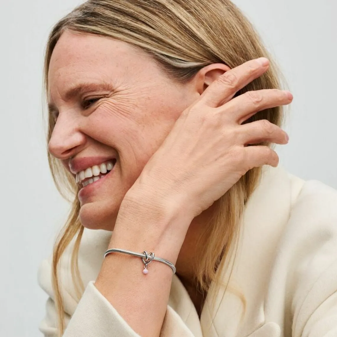 Pandora Charm Cœur Ruban Bimatière | Femme Charms