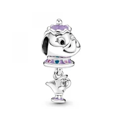 Pandora Charm Disney x Madame Samovar et Zip de la Belle et la Bête | Femme Charms