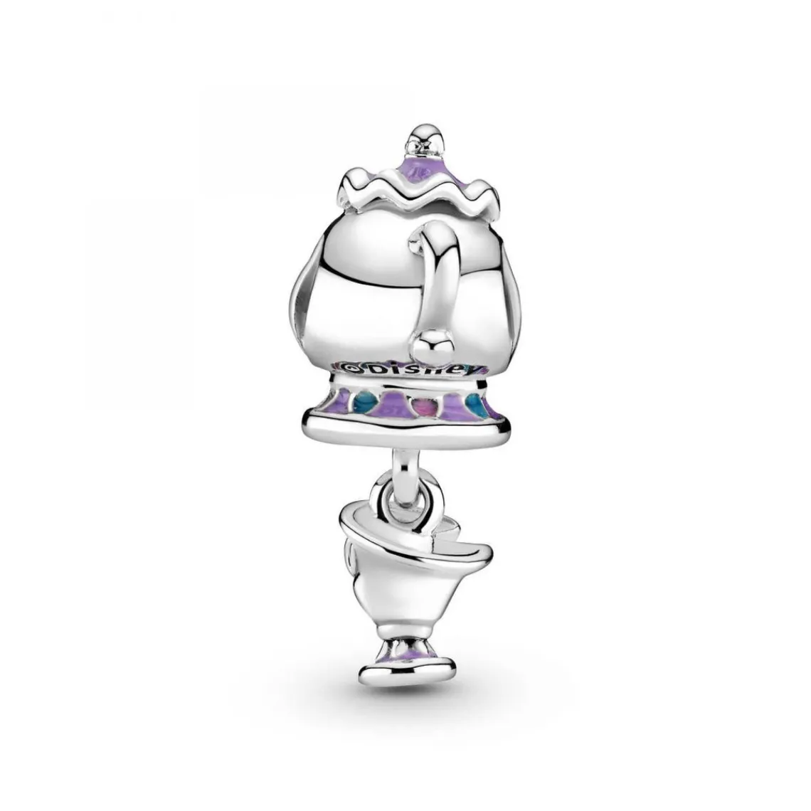 Pandora Charm Disney x Madame Samovar et Zip de la Belle et la Bête | Femme Charms