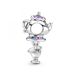 Pandora Charm Disney x Madame Samovar et Zip de la Belle et la Bête | Femme Charms