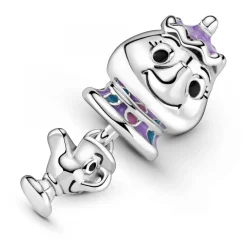 Pandora Charm Disney x Madame Samovar et Zip de la Belle et la Bête | Femme Charms