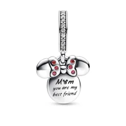 Pandora Charm Disney X - Pendant Double Silhouette de Minnie | Femme Charms