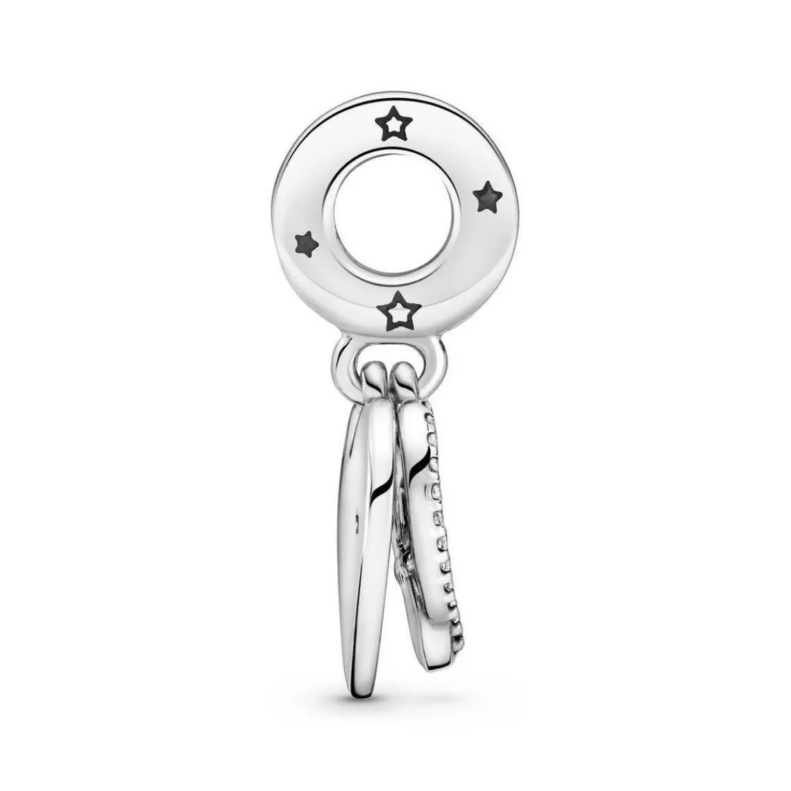 Pandora Charm Double Pendant Chats & Cœurs | Femme Charms