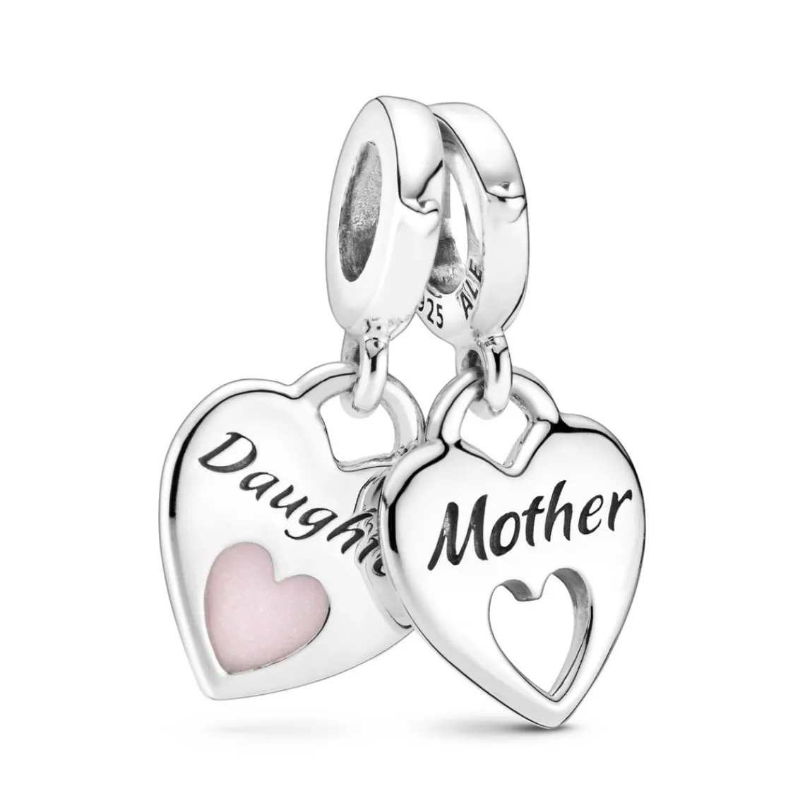 Pandora Charm Double Pendant Cœur Séparable Mère & Fille | Femme Charms