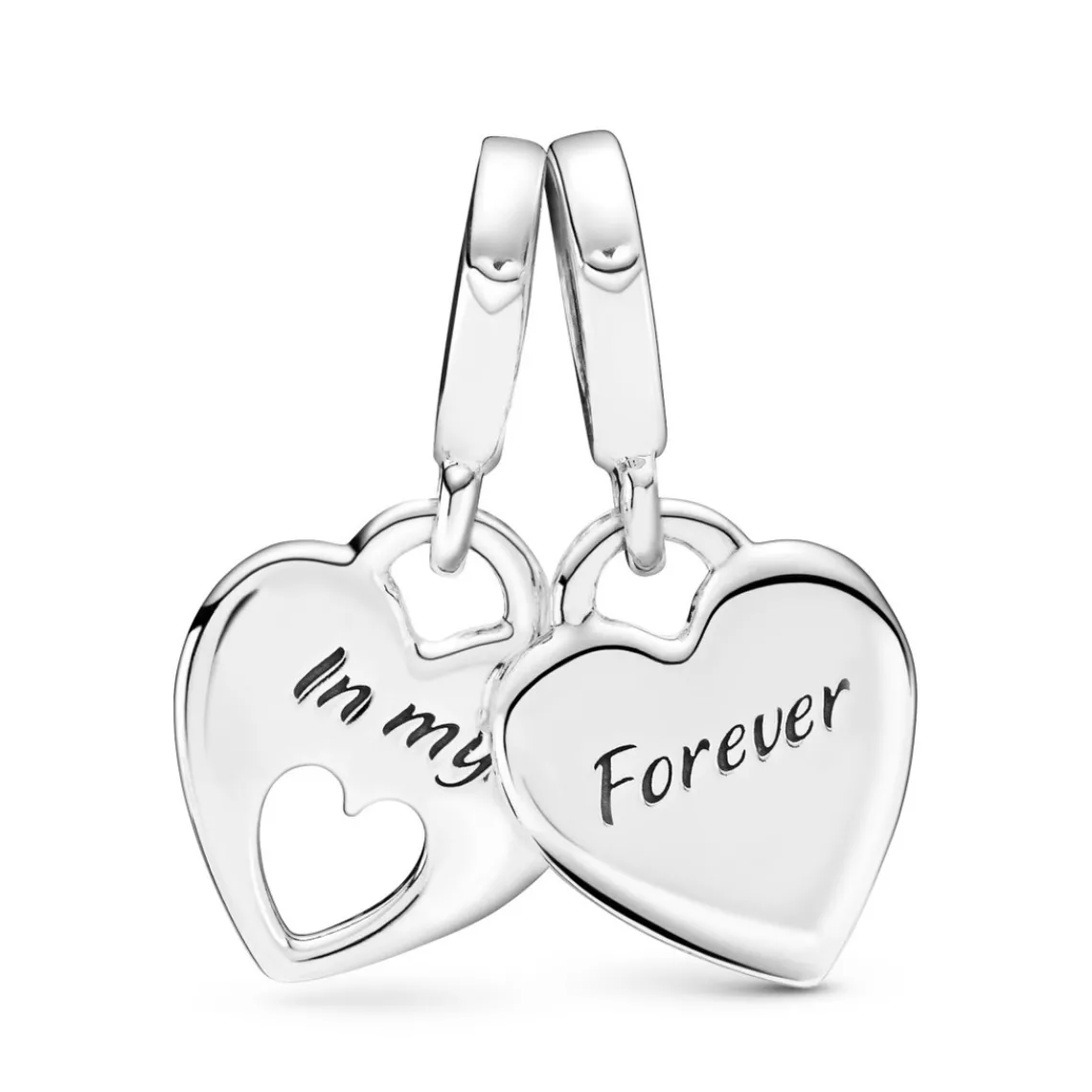 Pandora Charm Double Pendant Cœur Séparable Mère & Fille | Femme Charms
