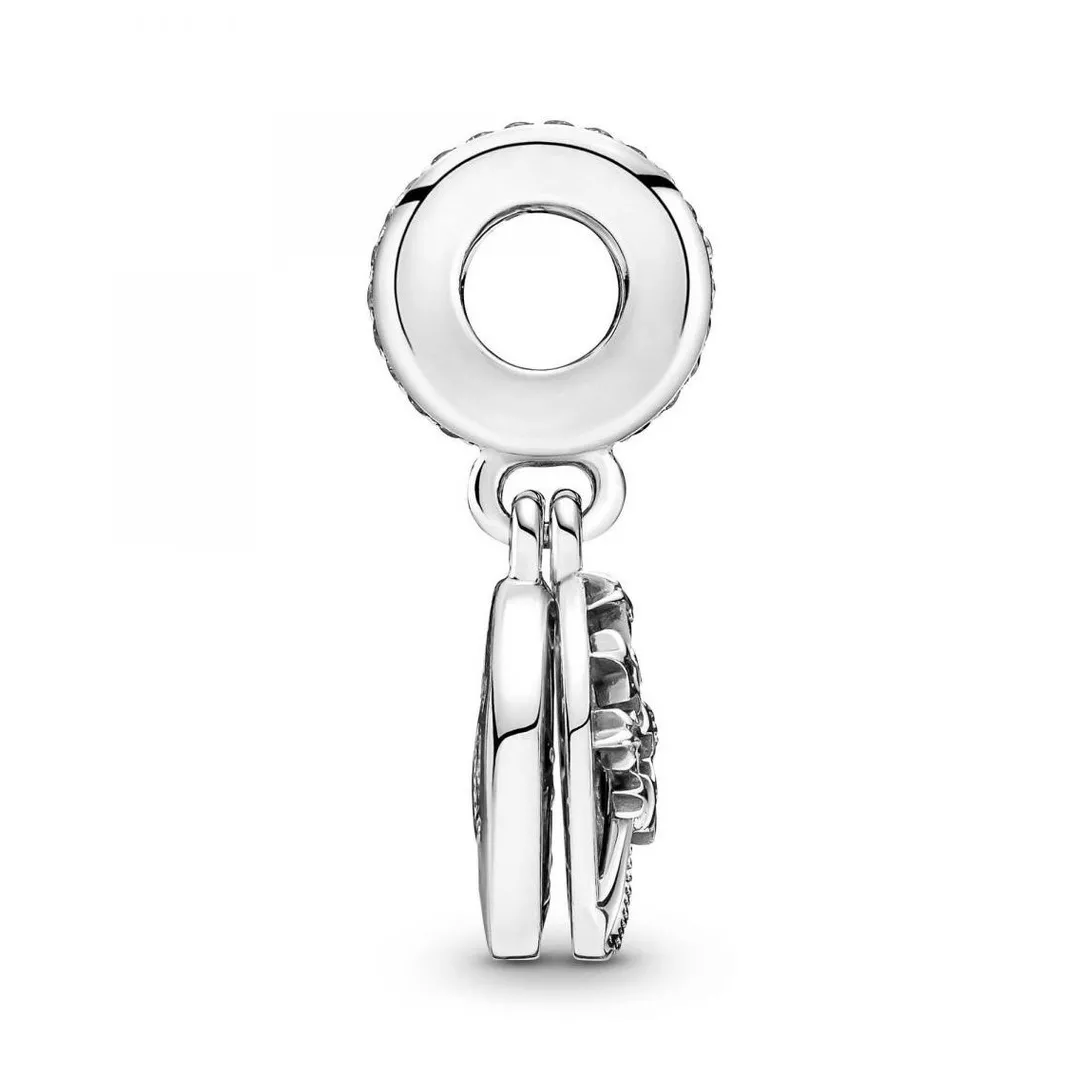 Pandora Charm double pendant Moments Arbre & Lune de la Galaxie | Femme Charms