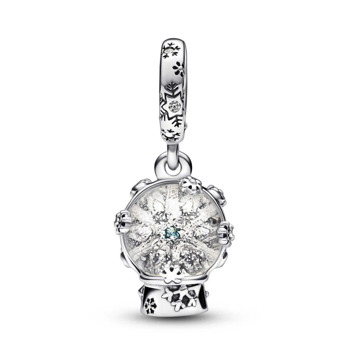 Pandora Charm Femme Pendant Boule à Neige et Flocon Moments | Femme Charms