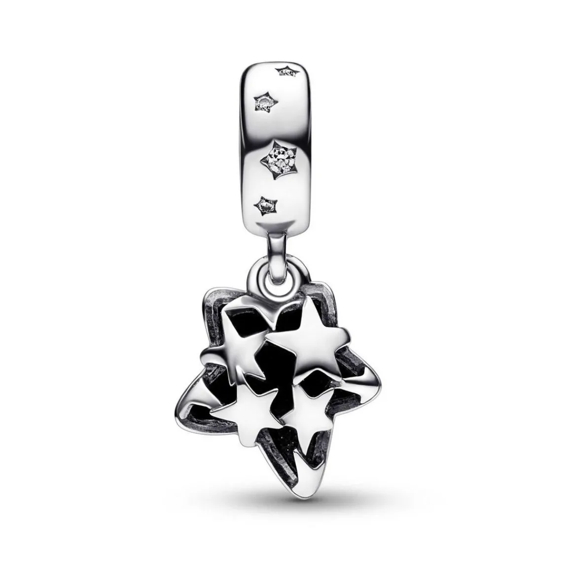 Pandora Charm Femme Pendant Murano Étoile Céleste et Galaxie Moments | Femme Charms