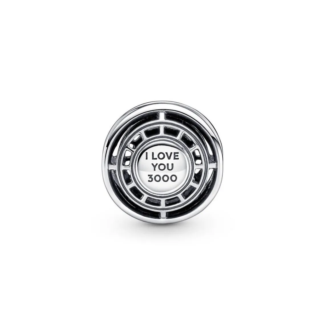 Pandora Charm Marvel x Reacteur arc bleu de Iron Man The Avengers | Femme Charms