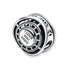 Pandora Charm Marvel x Reacteur arc bleu de Iron Man The Avengers | Femme Charms