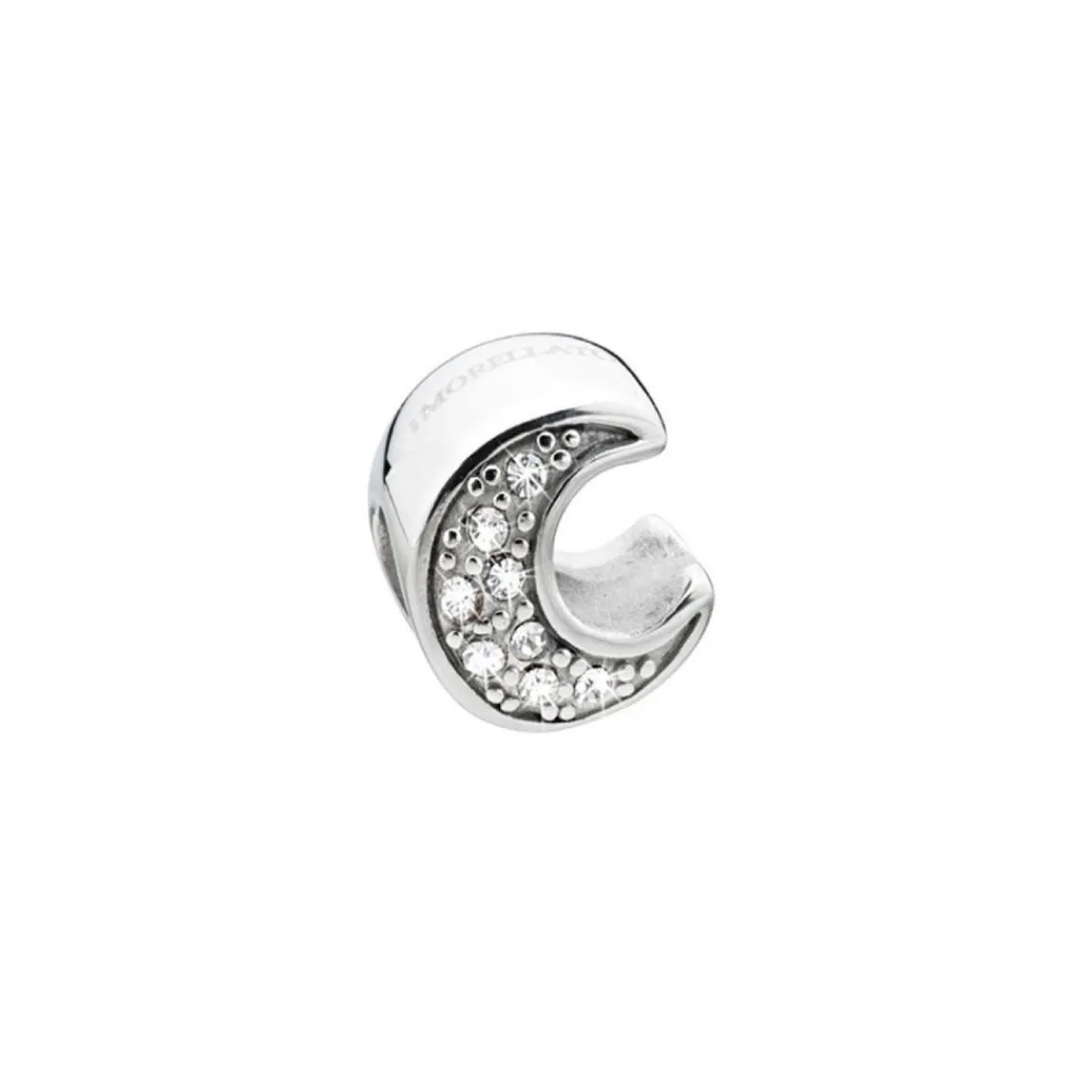 Morellato Bijoux Charm Morellato SCZS2 - Charm Cristaux Lune | Femme Charms