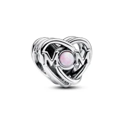 Pandora Charm Mum et Cœur Ajouré | Femme Charms