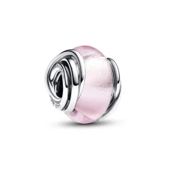 Pandora Charm Murano Rose et Cercles | Femme Charms