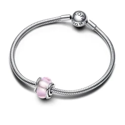 Pandora Charm Murano Rose et Cercles | Femme Charms