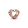 Pandora Charm 787516 - Charm Coeur Perlé Rose Femme | Femme Charms