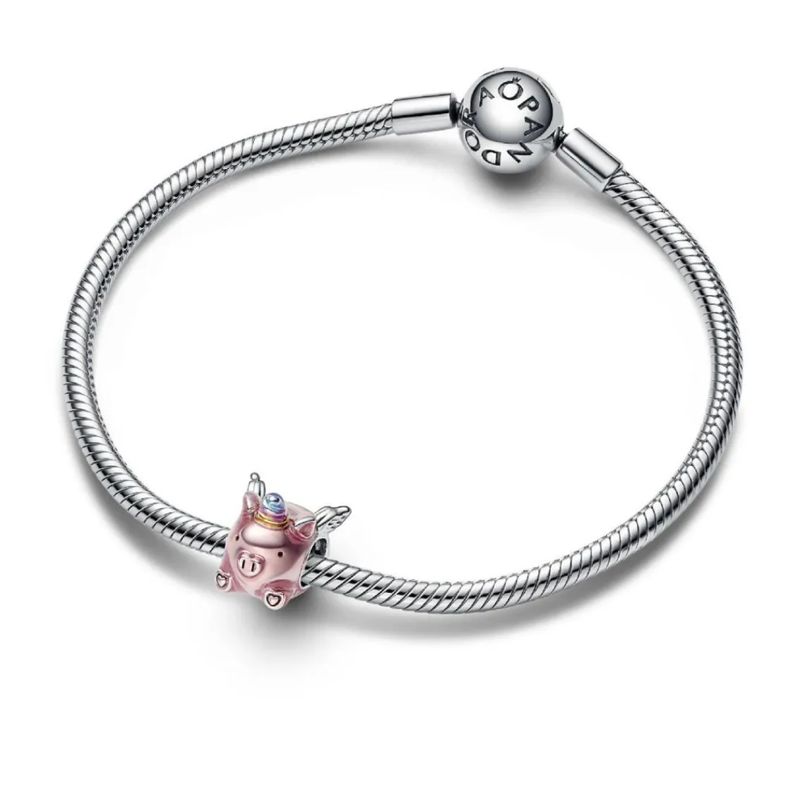 Pandora Charm - Cochon-Licorne Volant | Femme Charms