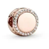 Pandora Charm 788747C01 - Rose à graver avec zircon cubique | Femme Charms