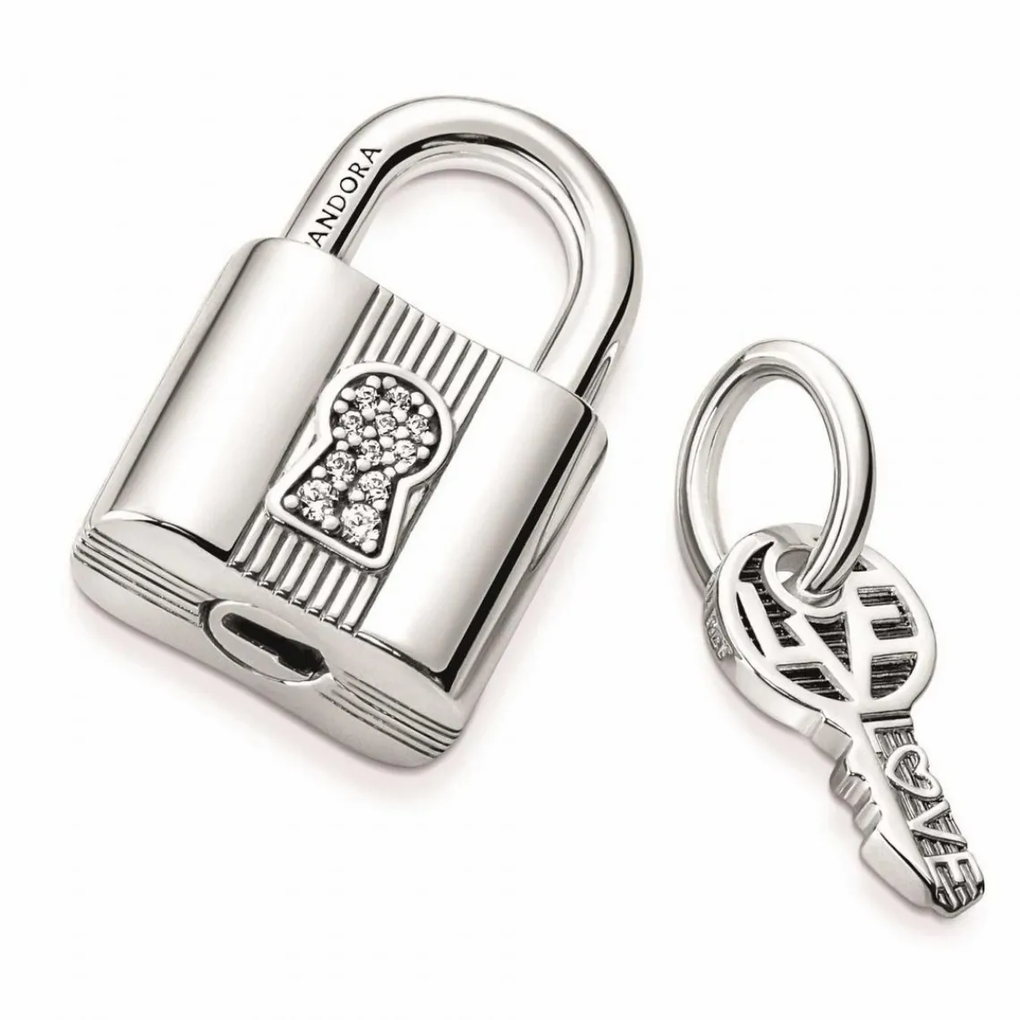 Pandora Charm moments Cadenas & Clé Argent | Femme Charms