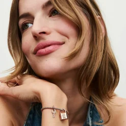 Pandora Charm moments Cadenas & Clé Rose | Femme Charms