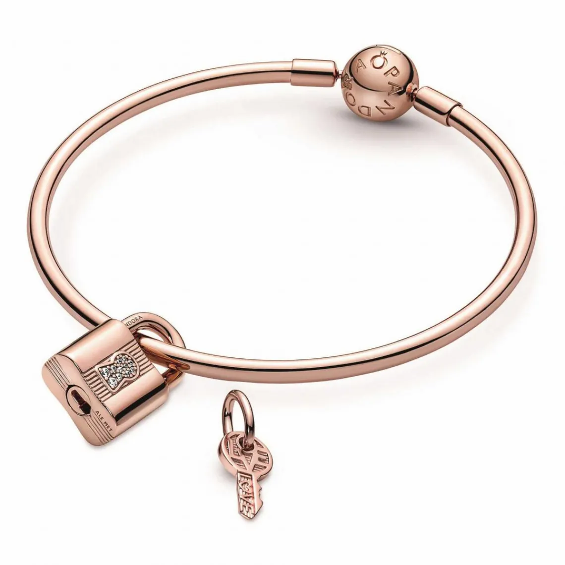 Pandora Charm moments Cadenas & Clé Rose | Femme Charms