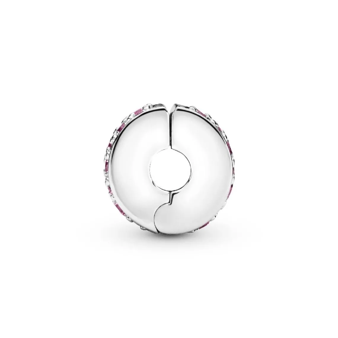 Pandora Charm Moments Clip Pavé Rose | Femme Charms