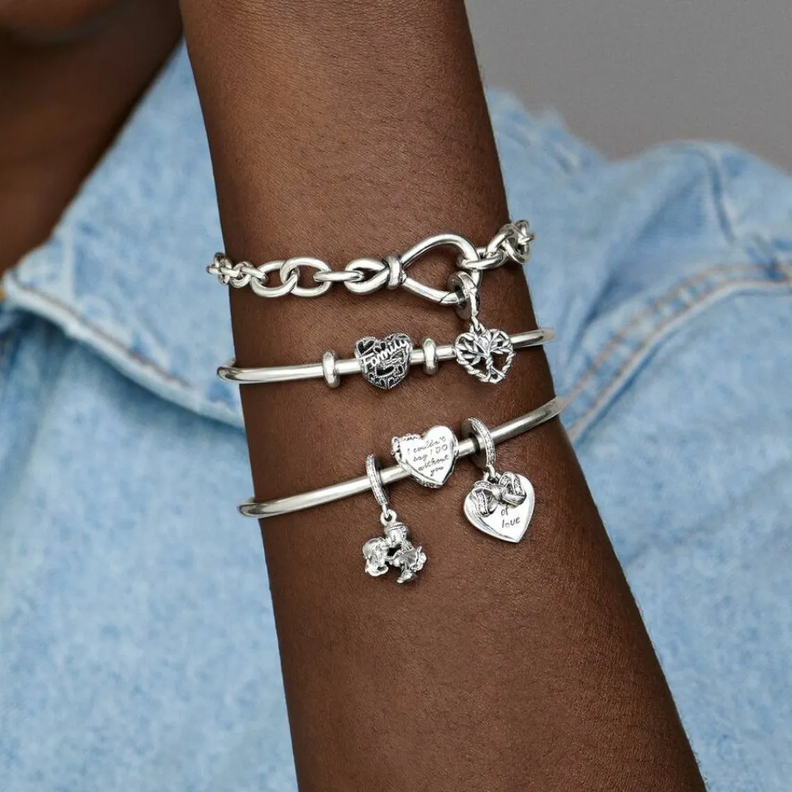 Pandora Charm Moments Cœur de Famille | Femme Charms