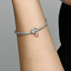 Pandora Charm Moments - Cœur de l’Infini Ajouré Bimatière | Femme Charms