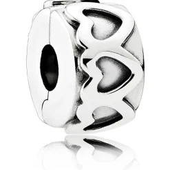 Pandora Charm Moments de vie 791978 - Charm Clip Frandole de Coeurs Femme | Femme Charms