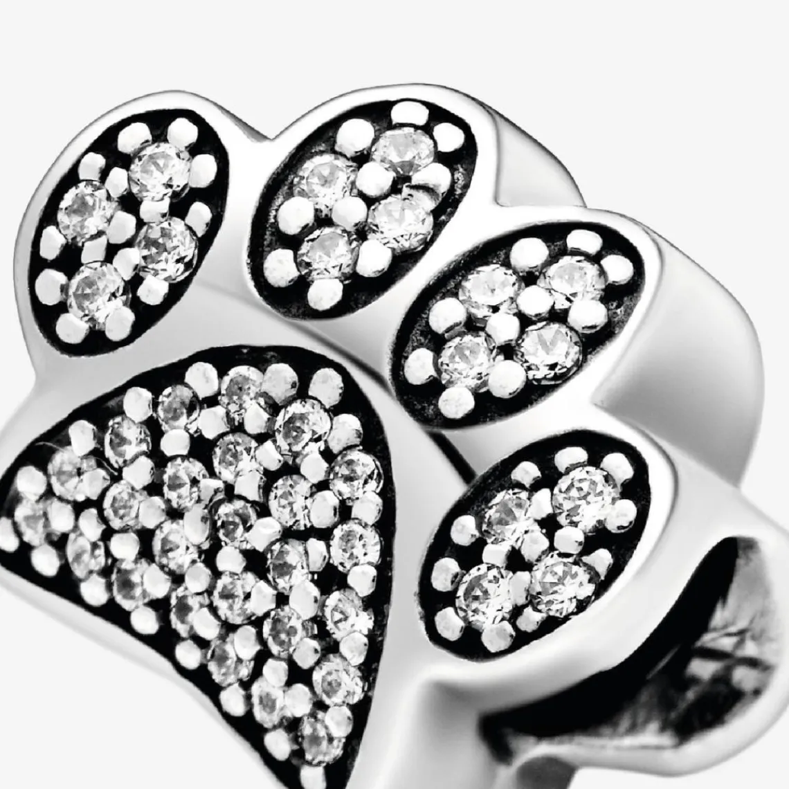 Pandora Charm Moments empreinte de patte scintillante | Femme Charms