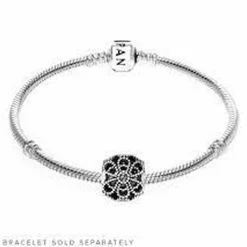 Pandora Charm Moments Fleur Ajouré Perlé | Femme Charms