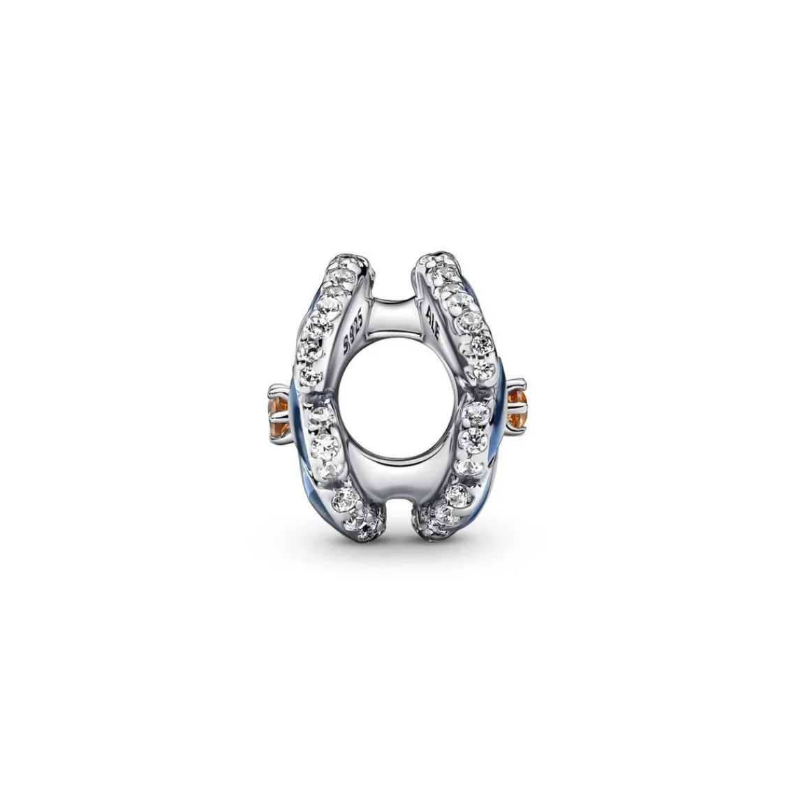 Pandora Charm Moments floral bleue & strass scintillant | Femme Charms