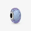 Pandora Charm Moments Lavande en verre de Murano ondulé | Femme Charms