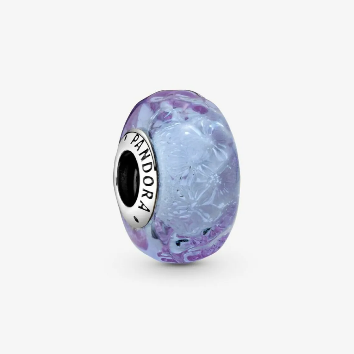 Pandora Charm Moments Lavande en verre de Murano ondulé | Femme Charms